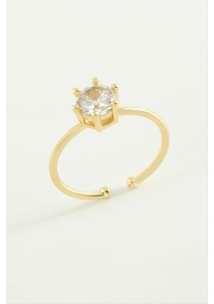 Zirkon Tektaşlı Yüzük