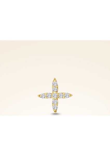 0,04 Karat Pırlanta Taşlı Tragus Piercing