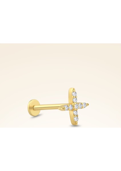 0,04 Karat Pırlanta Taşlı Tragus Piercing fiyatları