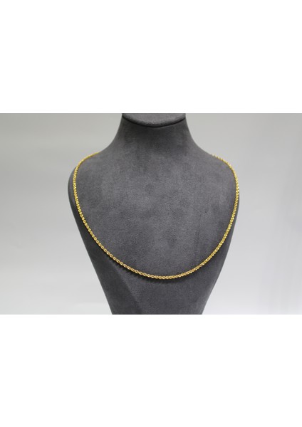 14 Ayar Altın Halat Modeli Zincir Kolye 4.27 gr