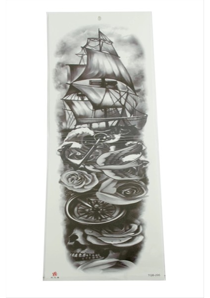 Gemi Tattoo Kol Dövme Sticker