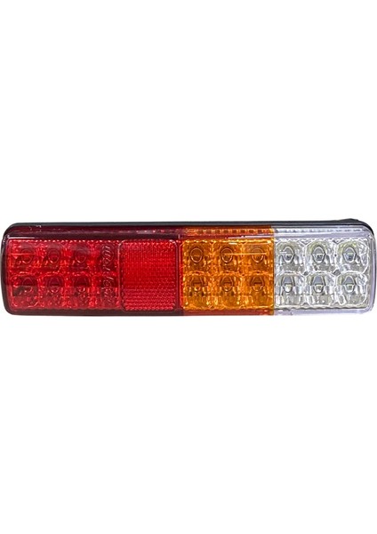 12V-24V Stop Lambası (Ledlı) (4 Fonksiyonlu) (223*56*50 Mm) Komatsu Forklift