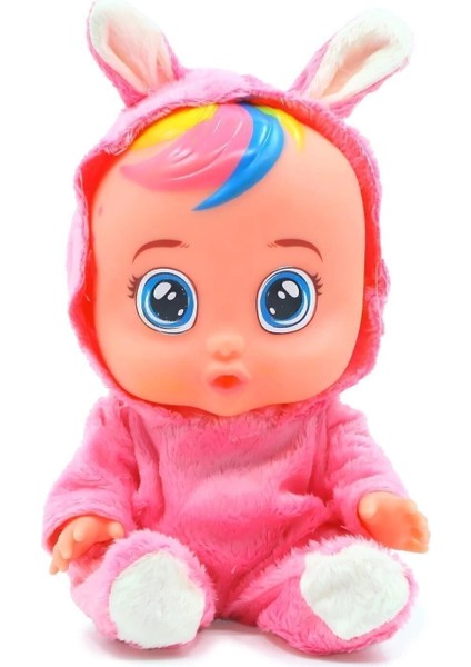 Pembe Kız Ağlayan ve Konuşan Et Bebek Interaktif Isteklerini Yerine Getir Bebek