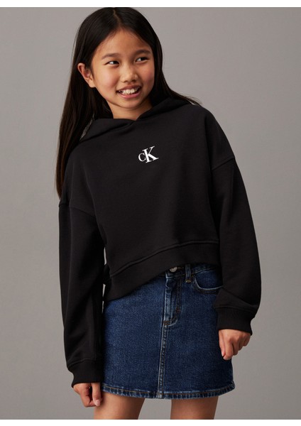 Nakışlı Kız Çocuk Siyah Sweatshırt IG0IG02755BEH fiyatları