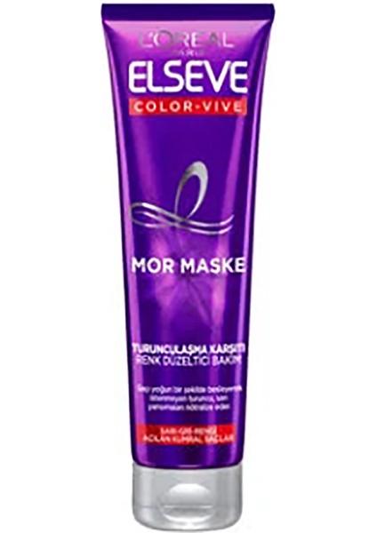 Saç Maskesi Mor Turunculaşma Karşıtı 150 ml