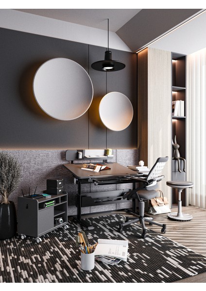 Vega Premium Plus Yükseklik ve Eğim Ayarlı Çalışma Masası Takımı