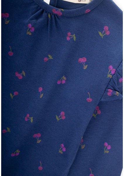 Uzun Kollu T-Shırt 1-7 Yaş Lacivert modelleri