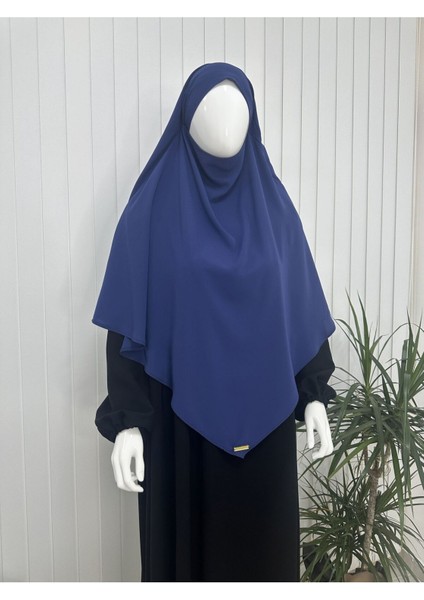 Iki Katlı Hazır Sufle Esarp Medine Ipegi Hac ve Umre Için Uygundur Indigo fiyatları