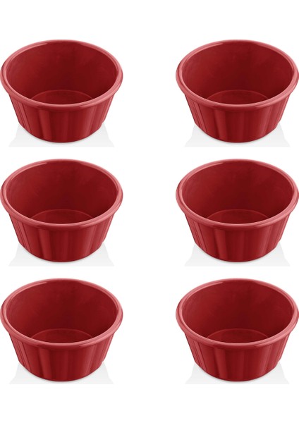 Kırılmaz Sosluk Seti 6’lı – Kahvaltılık, Reçellik, Meze ve Tatlı Servis Kabı | Isıya Dayanıklı Polikarbon Mini Kase | Ev ve Restoran Için