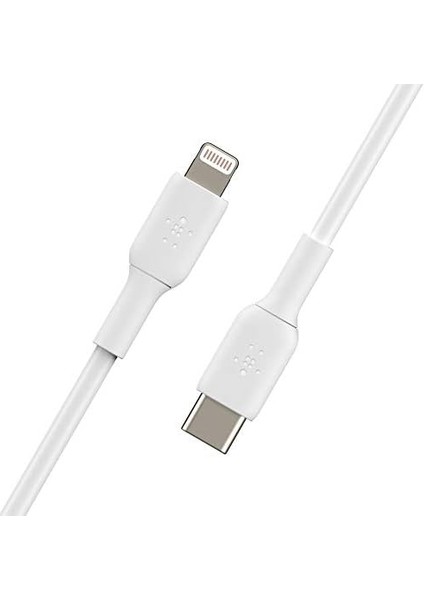 Usb-C - Lightning Kablosu (Hızlı Şarj Kablosu) Hızlı Şarj Mfi Sertifikalı Usb-C Kablosu (Beyaz, 1 M) modelleri