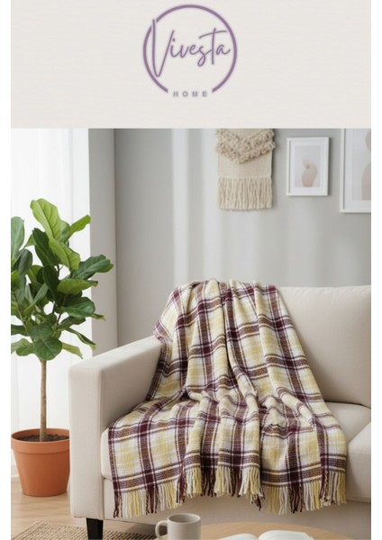 Scotch Battaniye 180×220 cm – Lüks, Yumuşacık ve Sıcak Tutucu Konfor Battaniyesi