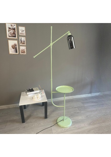 Windy Mint Gövde Füme Cam Lambader Tepsili Makas Gövde Modern Oturma Odası fırsatları