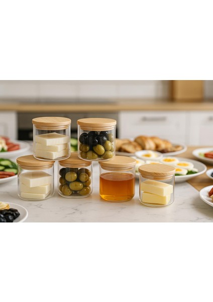 Noah Exclusıve 400 cc Sade Ahsap Kapaklı 6 Lı Kahvaltılık 90 x 70 fiyatları