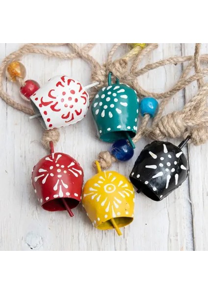 Desenli 4'lü Çan Süs Seti modelleri
