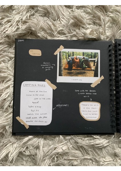 Siyah Defter ve Beyaz Jel Kalem Seti B4 fırsatları