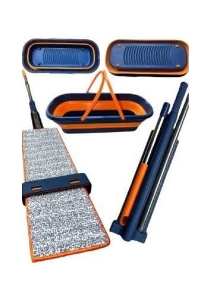Katlanabilir Temizlik Mopu ve Tekerlekli Kova Seti modelleri