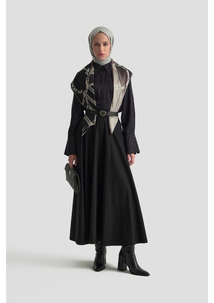 Leopar Desenli Gömlek 25KM1021 Siyah modelleri