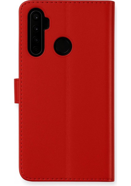 Realme 6i Kılıf Trend S Plus Kapaklı Kılıf - Kırmızı (K95)