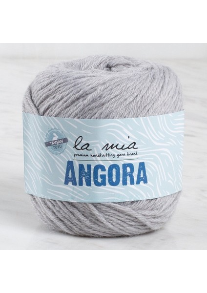 La Mia Angora Gri El Örgü Ipi - L047 - 34013