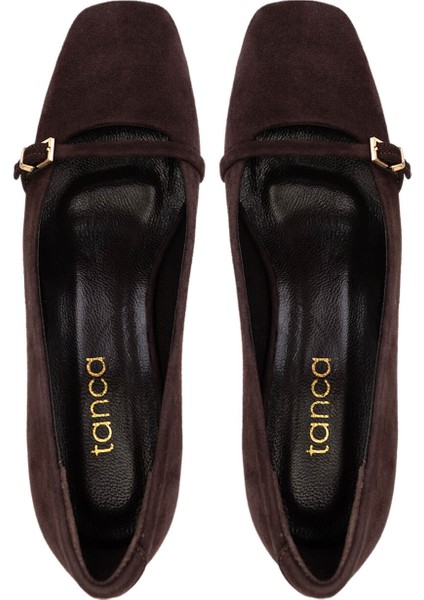 Kadın Hakiki Deri Kahverengi Süet Klasik Ayakkabı 1135 1301 Bn Ayk SK25-26 Kahve Suet indirimleri