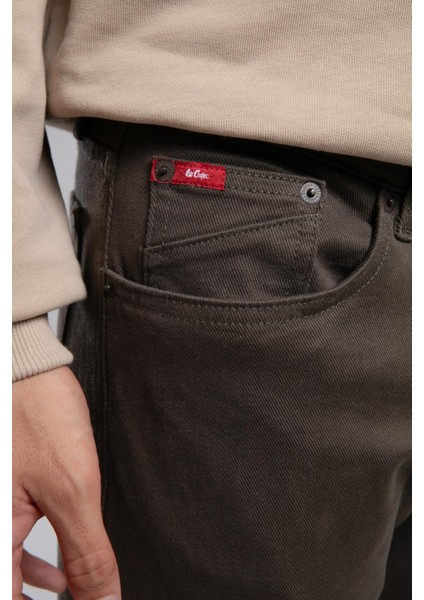 Harry Normal Bel Düz Kesim Düz Paça Haki Erkek Pantolon indirimleri