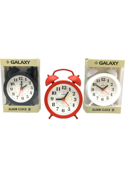 MS-300 Masa Çalar Saat Renkli Plastik (K95)