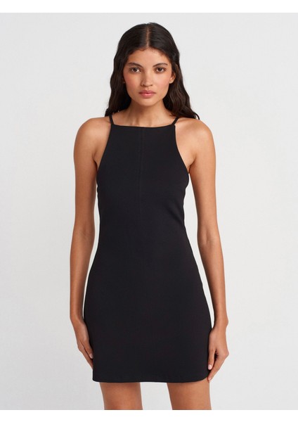 Halter Yaka Mini Elbise modelleri