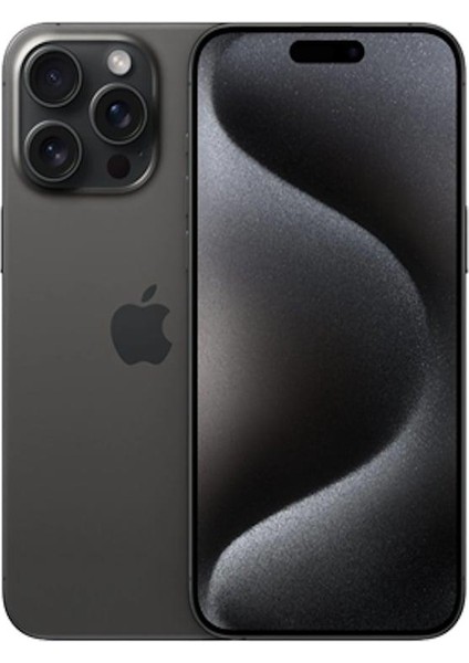 IPHONE 15 Pro Max Black Tıtanıum 256GB Yenılenmıs B Kalıte (12 Ay Garantılı)