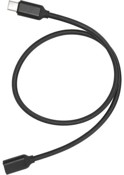 50 cm Type-C Uzatma Kablosu – 60W Hızlı Şarj ve 3A Akım Destekli Usb-C Erkek Dişi Kablo | 24PIN 56K Dirençli Dayanıklı | Laptop, Tablet ve Telefon ile Uyumlu (1 Metre) | ZR73