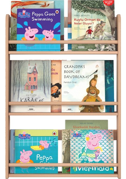 Fox 3'lü Duvar Rafı modelleri