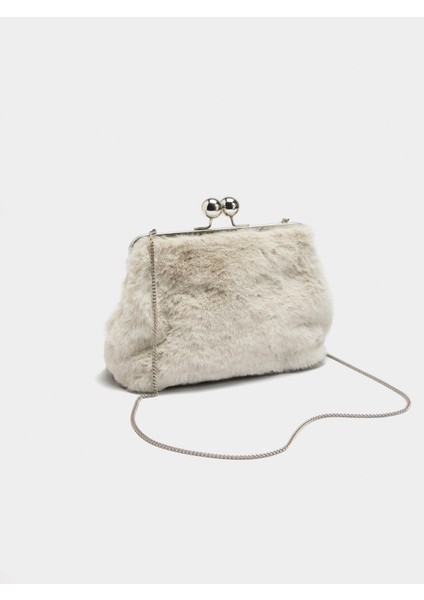 Kürk Efektli Party Çanta modelleri