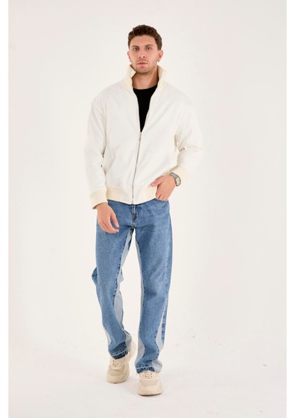 X-2021 Ribanalı Içi Kapitone Süet Mont