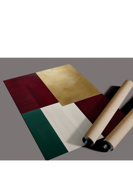 Çerçevesiz Poster, Dijital Baskı Soyut Renkli Bloklar Poster, Minimal, Ev, Ofis, Dekorasyon fırsatları