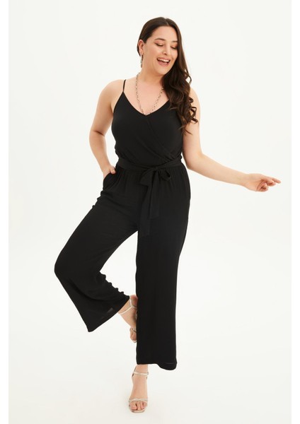 Ip Askılı Kuşaklı Tulum