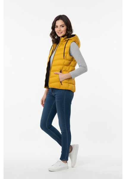 Kadın Kapüşonlu Spor Yelek 5000 BGL-ST04894 fiyatları