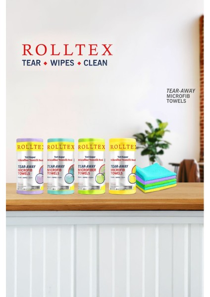 Yırt Kopar %100 Mikrofiber Temizlik Bezi 30X30CM 20'li Sarı Renk indirimleri