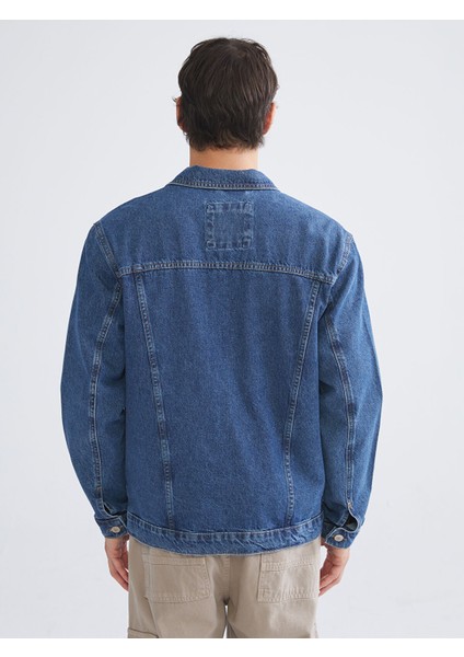 Yeni Sezon Standart Kalıp Erkek Jean Ceket fırsatları