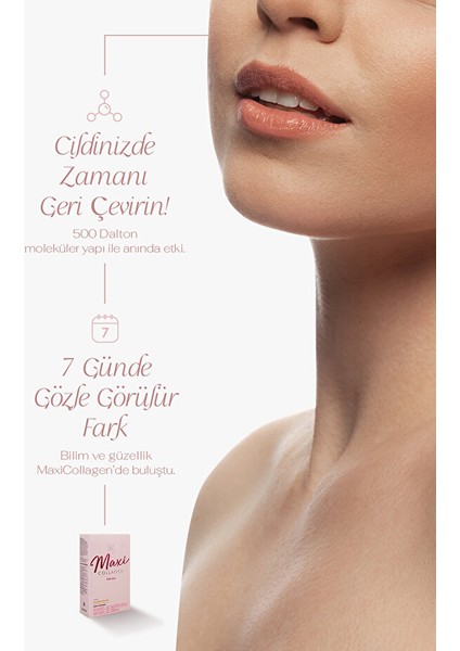 Maxi Collagen, Maxi Kolajen 7 Günde Etkili Tripeptit Kolajen, Hyaluronik Asit, Seramid (20 Şase) fiyatları