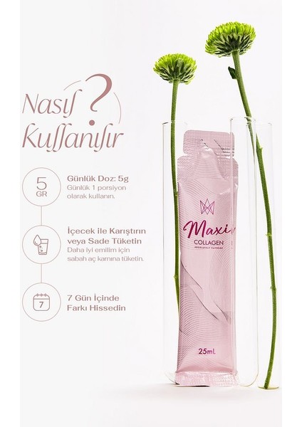 Maxicollagen 7 Günde Etkili Tripeptit Kolajen, Hyaluronik Asit, Seramid (30 Şase) indirimleri
