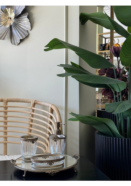 4 Parça Pirinç Banyo Seti