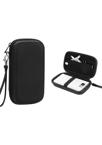 Veri Kablosu Düzenleyici Dijital Aksesuar Saklama Çantası, Boyun Askılı, L Beden - Siyah (Yurt Dışından)