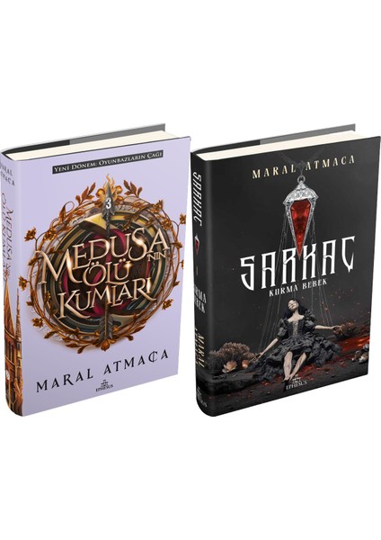 Sarkaç 1 Kurma Bebek Ciltli ve Medusanın Ölü Kumları 3 Ciltli Maral Atmaca 2li Set