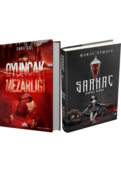 Sarkaç 1 Kurma Bebek Ciltli ve Guardian Oyuncak Mezarlığı Ciltli Emre Gül 2li Set