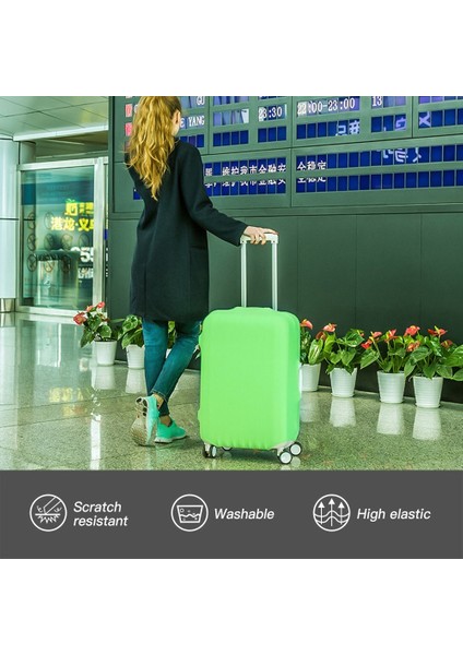 Seyahat Bagaj Kılıfı Yıkanabilir Bavul Koruyucu Çanta Toz Geçirmez Çizilmez Bagaj Kılıfı - L (Yurt Dışından) fiyatları
