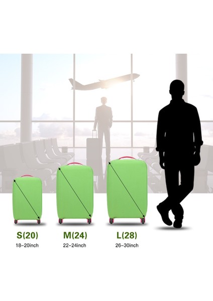 Seyahat Bagaj Kılıfı Yıkanabilir Bavul Koruyucu Çanta Toz Geçirmez Çizilmez Bagaj Kılıfı - L (Yurt Dışından) fırsatları