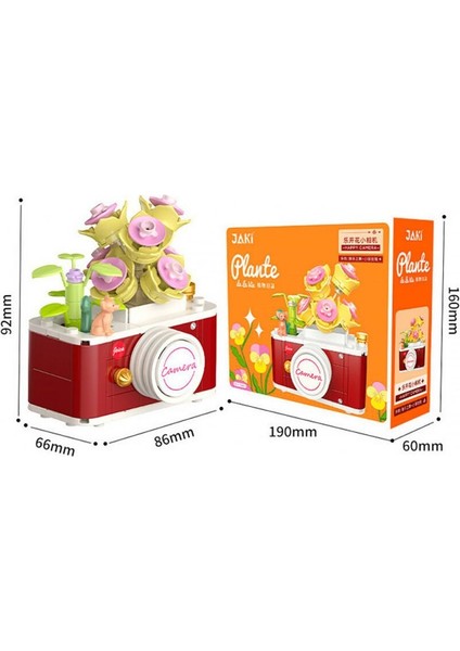 JK2715 Jaki Bitki Günlüğü Küçük Kamera 160 Parça Block Oyuncak fiyatları