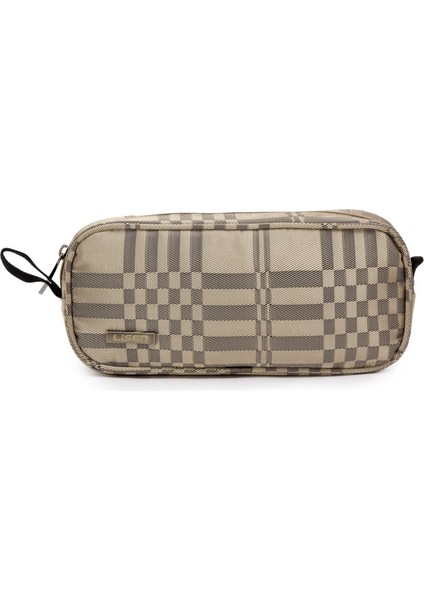 Lısen Dijital Aksesuarlar Naylon Fermuarlı Çanta Veri Kablosu U-Disk Güç Bankası Şarj Cihazı Saklama Çantası - Haki/büyük Izgara (Yurt Dışından) modelleri