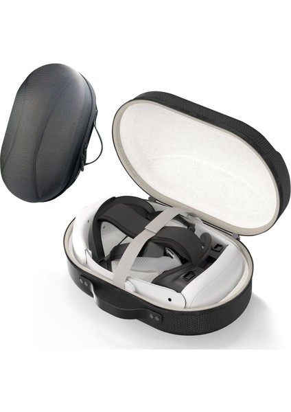 Meta Quest 3 Vr Başlık Taşıma Çantası Eva Darbeye Dalı Fermuarlı Saklama Çantası (Yurt Dışından)