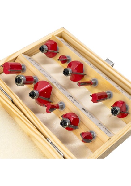 0309 Ahşap Freze Seti 12 Parça (Sap: 6mm) indirimleri