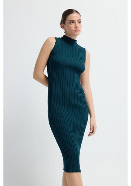 Kolsuz Balıkçı Triko Elbise K.yesil 12445317000 fiyatları